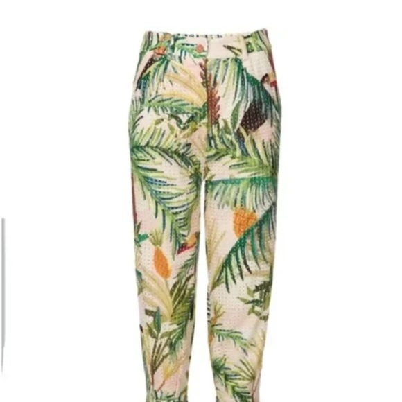 FARM Rio Toucan Paradise Eyelet Pants - Picture 4 of 16